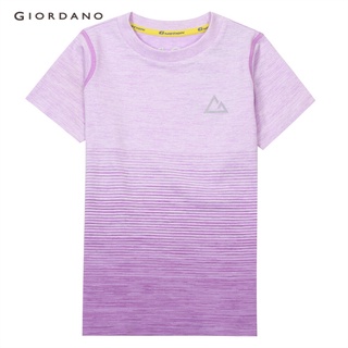 GIORDANO เสื้อยืดเด็ก แขนสั้น Juniors Coolmax Tee 03021235