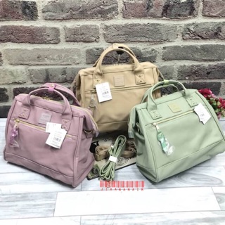 🎌ANELLO 2 WAY PU LEATHER BOSTON BAG 🎌