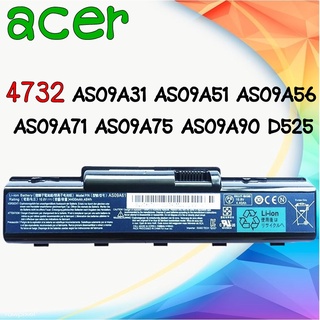 Battery Notebook for Acer 4732 แท้ Gateway AS09A31 AS09A51 AS09A56 AS09A71 AS09A75 AS09A90 6Cells D525