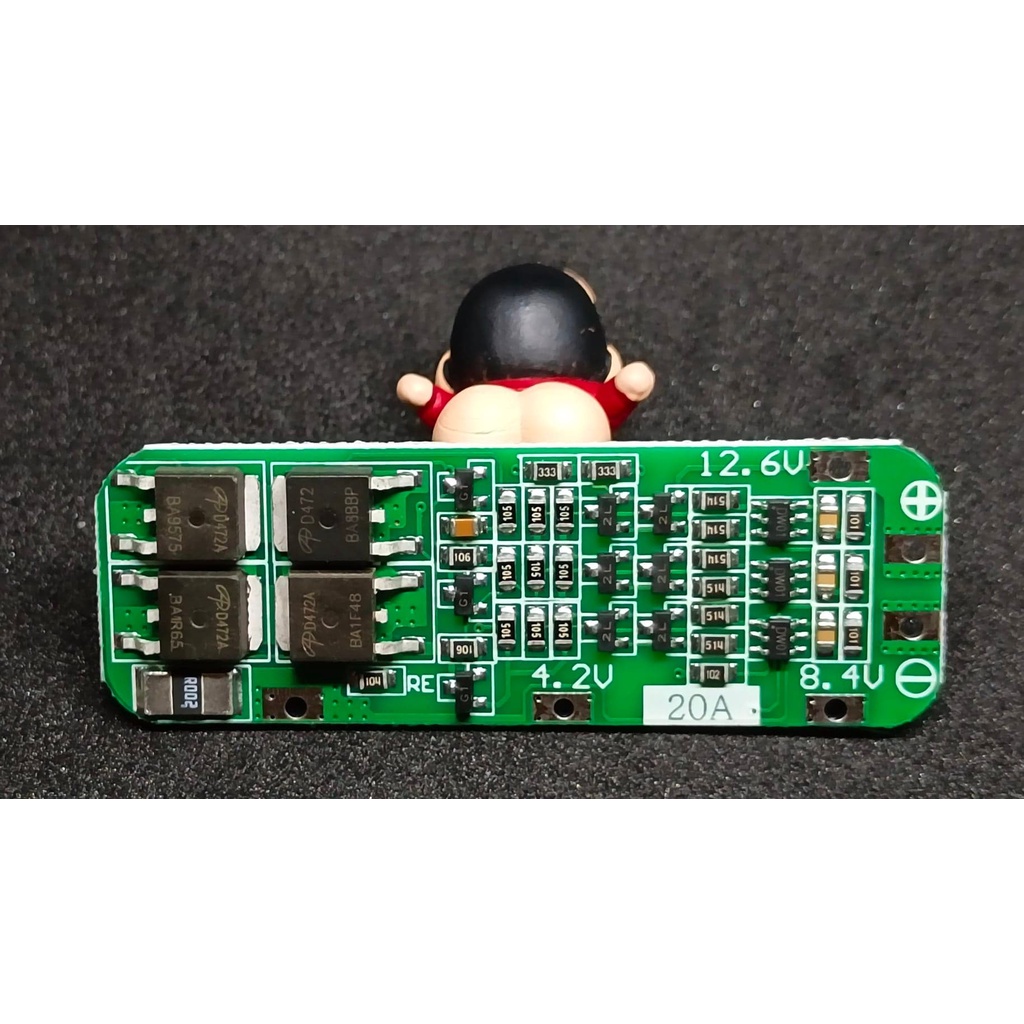 BMS 3S 20A 12.6V Li-ion lithium 18650 แผ่นโมดูลป้องกันแบตเตอรี่