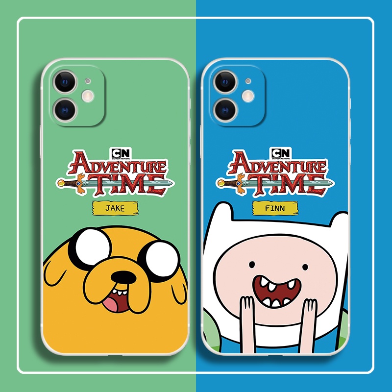 เคสโทรศัพท์มือถือ Tpu แบบนิ่ม ลายการ์ตูน Adventure Time สําหรับ IPhone 13 Mini 11 12 Pro Max Se2 Xr 6s 7 8 Plus 14 Pro XS Max