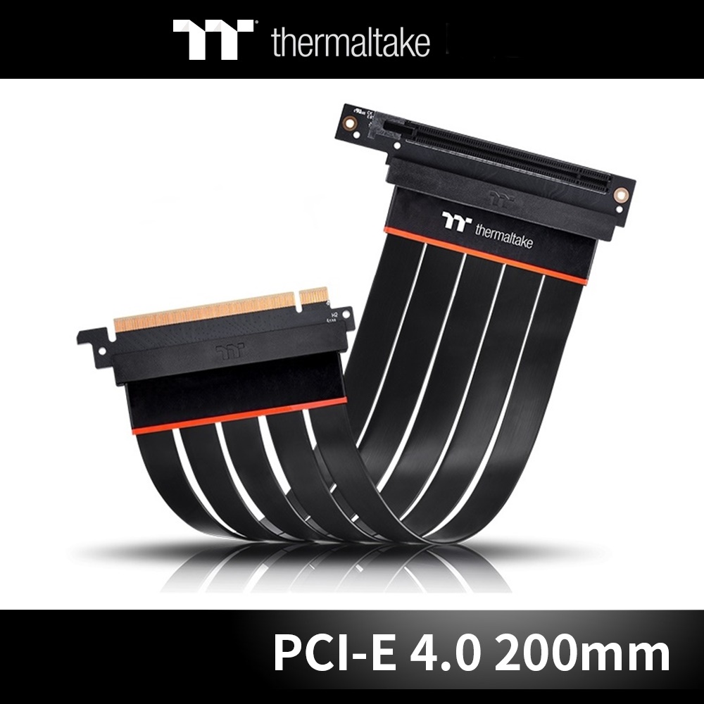 THERMALTAKE Premium PCI-E 4.0 Extender 200mm with 90 degree adapter (AC-060-CO1OTN-C2)
