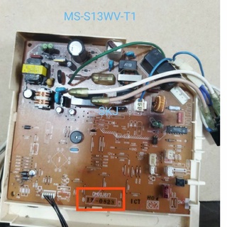 แผงวงจรแอร์มิตซูบิชิ อิเล็คทริค Mitsubishi Electric รุ่น MS-S13WV-T1 ( DM00J617 ) **อะไหล่แท้ มือสอง