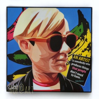 Andy Warhol #2 แอนดี้ วอร์ฮอล เจ้าพ่อป็อปอาร์ต ศิลปะแนว POP ART รูปภาพ​ติด​ผนัง​ pop art​ กรอบรูป​ แต่ง​บ้าน​ ของขวัญ​