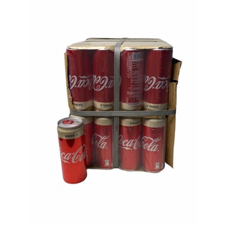 COKE,Coca-Cola เครื่องดื่มโค้กกระป๋อง 320ml สินค้านำเข้าจากมาเลเซีย VANILLA,รส วานิลา 1มัดใหญ่/บรรจุ 4โหล/จำนวน48กระป๋อง