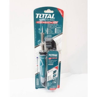 Total หัวแร้งปากกาไฟฟ้า ขนาด 40 วัตต์ รุ่น TET1406 ( Soldering Iron ) หัวแร้งแช่ หัวแร้ง หัวแร้งบัดกรี - ไม่รวมค่าขนส่ง