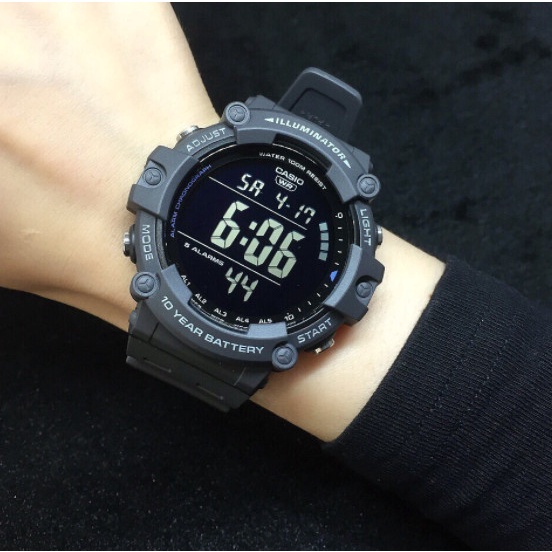 แท้แน่นอน 100% หายากสุดๆ Casio AE-1500-8B อุปกรณ์ครบทุกอย่างพร้อมใบรับประกัน CMG ประหนึ่งซื้อจากห้าง