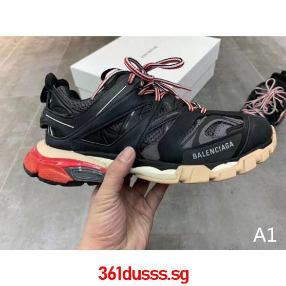 Balenciaga Black Track Sneakers for Men Lyst