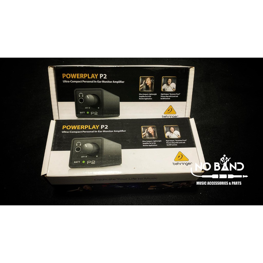 แฮดโฟนแอมป์ Behringer P2 Ultra-compact in-ear monitor amplifie