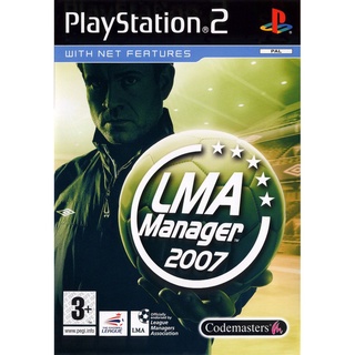 LMA manager 2007 PS2 แผ่นเกมส์ps2 เกมเพล2 แผ่นplay2