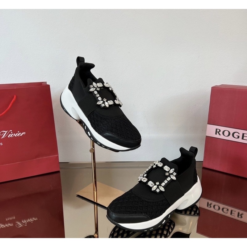 code s506 รอง SNEAKER ROGER VIVIER รุ่น RUN STRASS BUCKLE ...