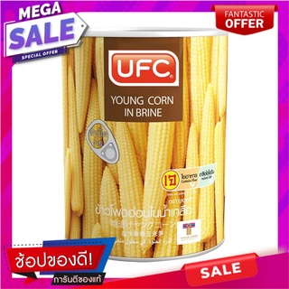 ยูเอฟซีข้าวโพดอ่อนในน้ำเกลือ 565กรัม UFC Baby Corn in Brine 565g.