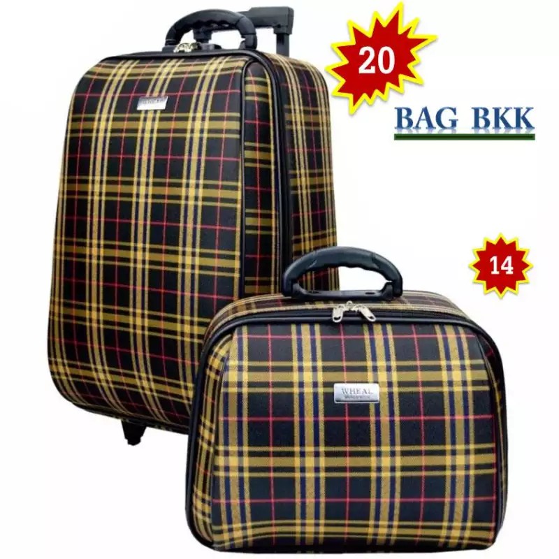 BAG BKK Luggage กระเป๋าเดินทางล้อลาก ระบบรหัสล๊อค ขนาด 20 นิ้ว/14 นิ้ว Scott Classic Code F7704-20