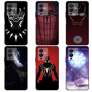 เคส Infinix Note 12 5G Note12 Pro 5G Case การ์ตูน Marvel เคสซิลิโคน Soft Black TPU โทรศัพท์มือถือ Back เคส