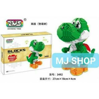 ตัวต่อ  นาโน Blocks Yoshi  งานดี สีสดใส  no.0810PA-34922,200 ชิ้น