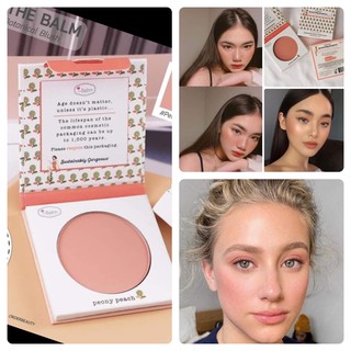 The Balm theBalms Sustainably Gorgeous Blush #Peony Peach ขนาด 6 g.ของแท้