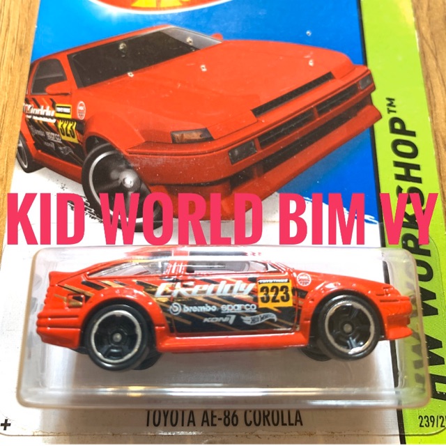 Hot Wheels basic Toyota AE-86 Corolla CFJ16 รถโมเดล