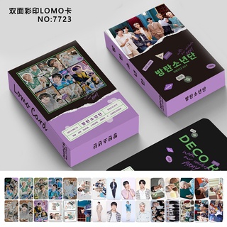 BTS DECO KITP Review Cuts Photocard Lomo Card Double-sided Color Printing 30 ชิ้น/กล่อง