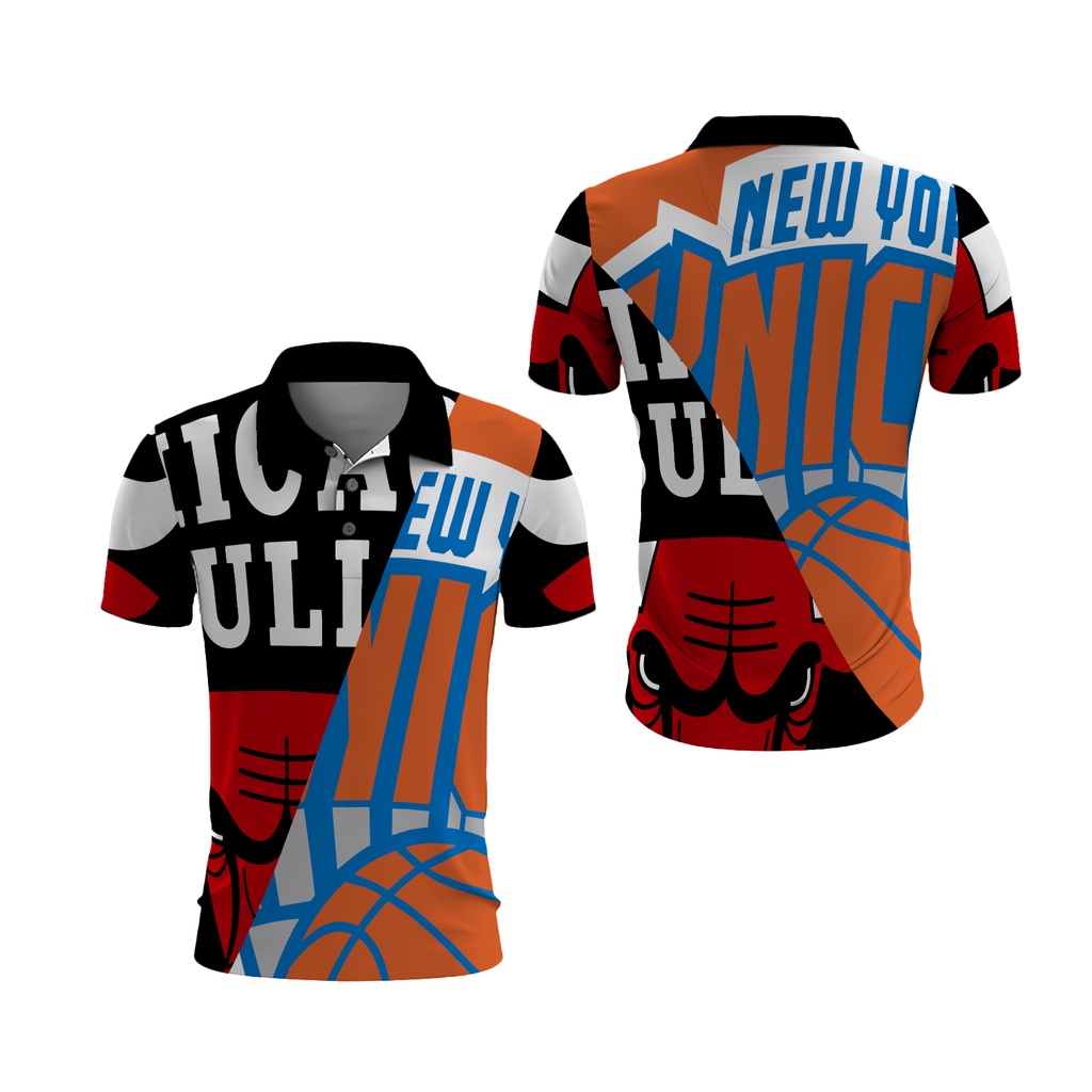 Tinishop - เสื้อยืดคอปกโปโล Chicago Bulls | เสื้อยืด Chicago Bulls | เสื้อโปโล Chicago Bulls ดั้งเดิ