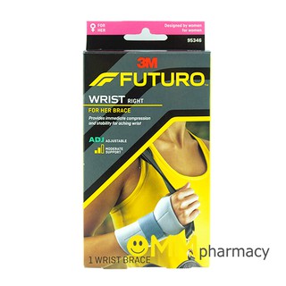 FUTURO Slim Silhouette Wrist Support For Her (Right Hand) อุปกรณ์พยุงข้อมือสำหรับผู้หญิง