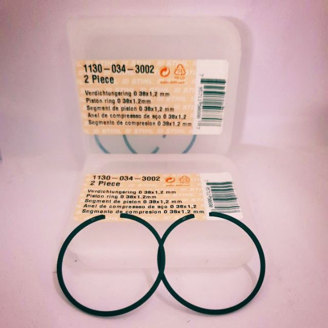 GIANTTOOL แหวนลูกสูบอะไหล่แท้ STIHL MS180 Piston ring 0.38x1.2mm