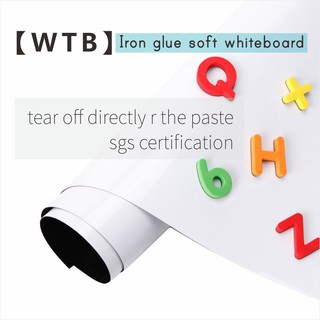 【WTB】สติกเกอร์ไวท์บอร์ดแม่เหล็ก แบบนิ่ม ขนาดใหญ่ เขียนซ้ําได้ สําหรับติดผนัง สํานักงาน กราฟฟิติ