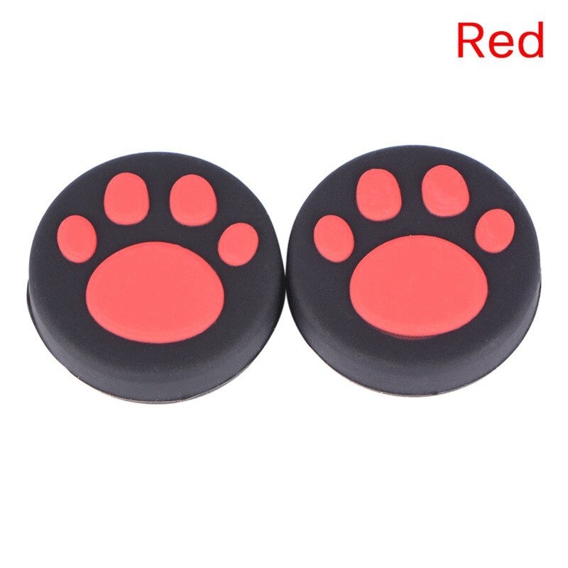 Analog Caps ลายเท้าแมว สำหรับ จอย PS2, PS3, PS4, PS5, Joy Pro, XBox 360, XBox one (จุกจอย)(จุกเท้าแมว)(ที่ครอบอนาล็อค)