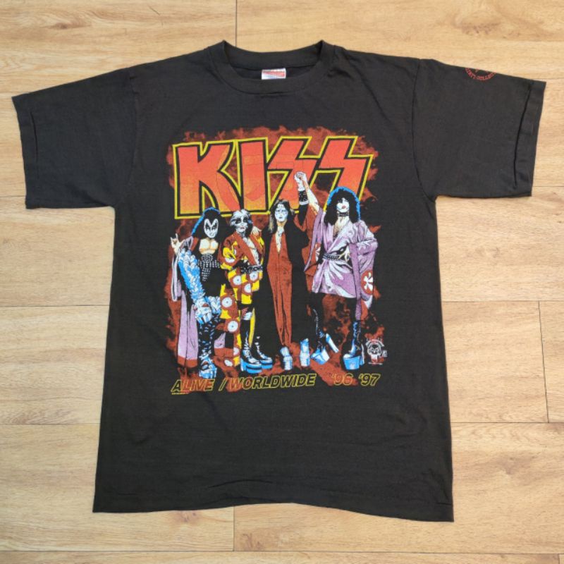 KISS ALIVE WORLDWIDE TOUR JAPAN '96 '97 เสื้อวง เสื้อทัวร์ วงคิส