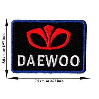 ตัดรีด ตัวรีดติดเสื้อ อาร์มปัก ติดเสื้อปัก ปักเสื้อ DIYลาย DAEWOO1