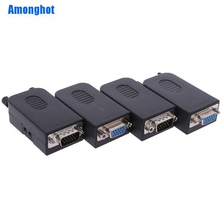 (Amonghot) ปลั๊กเชื่อมต่อ D-sub Db15 Vga Male 3 Rows 15 Pin