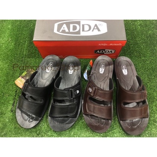 ⭐️พร้อมส่ง⭐️ ADDA รุ่น 7F21-M1 ของแท้💯%รองเท้าแตะพื้น PU หนัง PVC แบบสวม ไซส์ 39-45