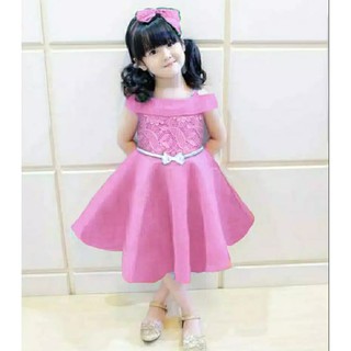 Baju Anak Perempuan Dress CELILYA 2-5 tahun / Dress Cantik Anak / Gaun Pesta Anak / Dres Anak Cewek