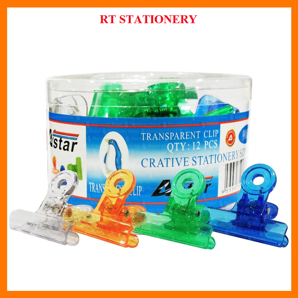 Astar คลิปโปร่งใส 50 มม. / 63 มม. 1 ชิ้น