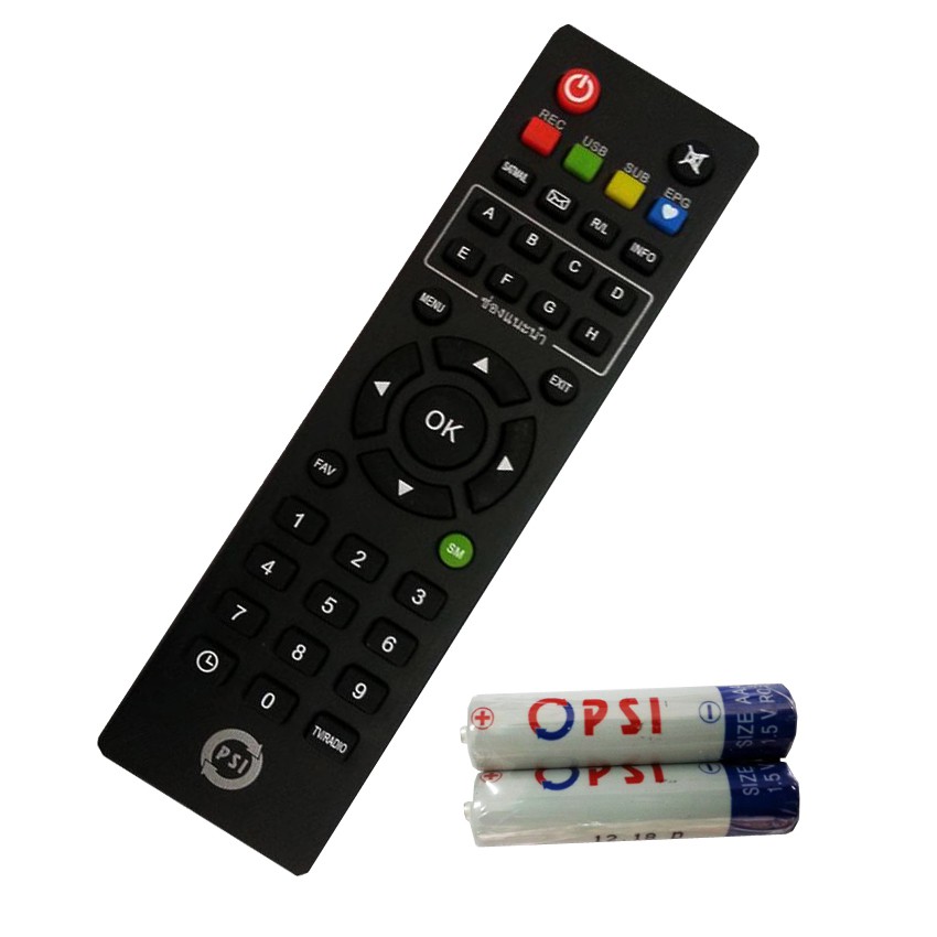 PSI REMOTE PSI (ใช้กับกล่องดาวเทียม PSI ได้ทุกรุ่น)