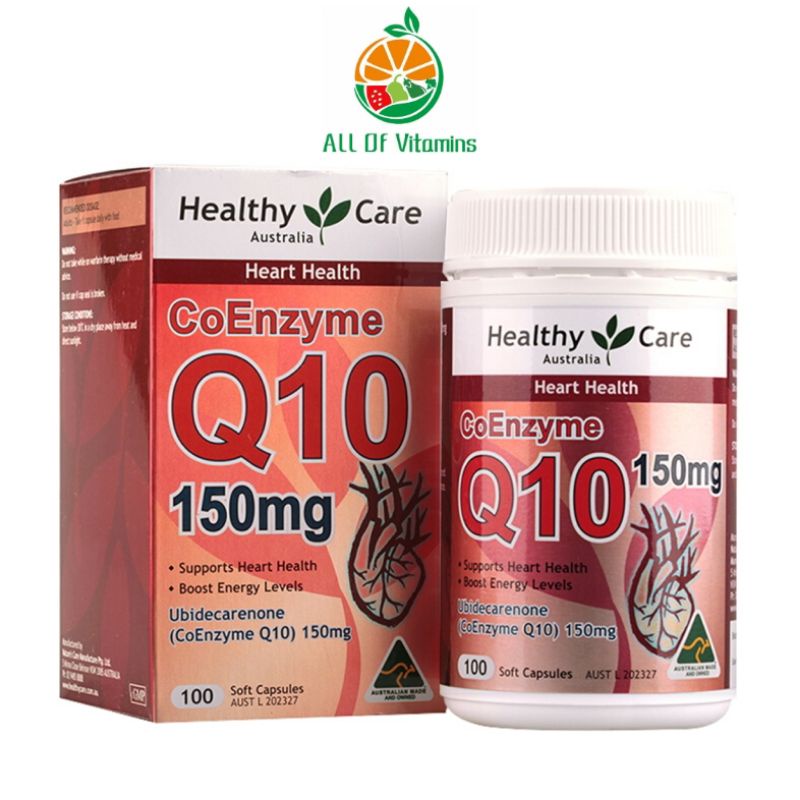 New Exp Healthy Care CoEnzyme Q10 150mg 100capules โคเอนไซม์คิวเทน Exp.12/21