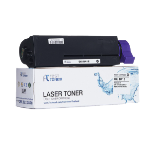 จัดส่งฟรี!! Fast Toner หมึกเทียบเท่า OKI B412(45807102) Black For OKI B412/ B432/ B512D/ MB472/ MB492/ MB562