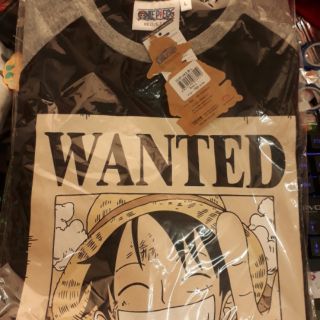 🔥Best Seller🔥
💥เสื้อยืดWantedLuffyแขนสามส่วนลิขสิทธิ์แบรนด์ #ONEPIECE 
เสื้อยืดการ์ตูนวันพีซ Wanted