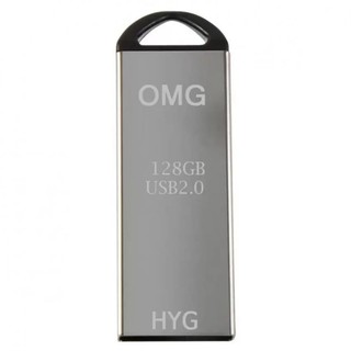 OMG Flash Drive 128Gb HYH-2 USB 2.0 D220 High Speed – Silver #886