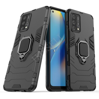 เคส OPPO A74 พลาสติกแบบแข็ง Armor Shockproof Phone Case Back Cove OPPO A74 5G A 74 OPPOA74 2021 กรณี ฝาครอบ