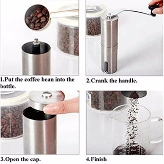 เครื่องบดกาแฟ แบบมือหมุน เครื่องบดเมล็ดกาแฟ ที่บดกาแฟ ที่บดเมล็ดกาแฟ เครื่องบดเมล็ดกาCoffee Grinder เครื่องบดกาแฟแบบพกพา