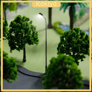 10x Street Lamp Light Single Head Model Train Layout Building Scenery 1:150