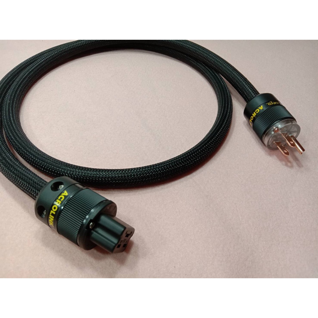 สายไฟ FURUKAWA T1  ท้าย20 Amp (C19) . Super pure copper มีชิลด์ถักหุ้มตลอดเส้น