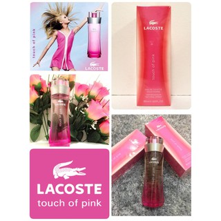 Lacoste touch of pink edt 90ml ซีล