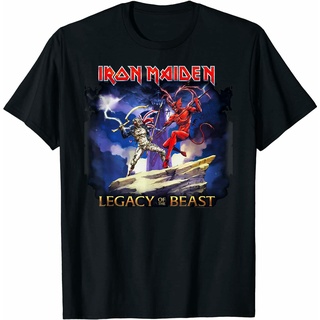 เสื้อยืดผ้าฝ้าย พิมพ์ลาย Iron Maiden Legacy Beast Fight Heavy Metal Rock ANdbib57KCiojj54Size S-5XL