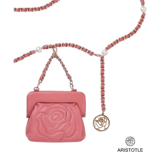 Used once!!! Aristotle rose bag สี baby pink