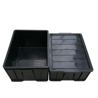 กล่องหมุนเวียนป้องกันไฟฟ้าสถิตย์ กล่องเก็บของสีดำ กล่องเก็บช…