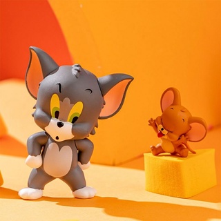 ขายตัวแยก(ยืนคู่) โมเดล Tom&amp;JerryI LOVE CHEESE Collection Figures Blind box ลิขสิทธิ์แท้