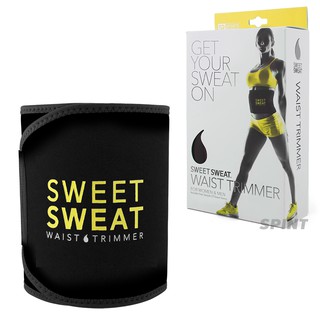 Sweet Sweat เข็มขัดนาฬิกาทราย กระชับสัดส่วน ช่วยลดไขมันหน้าท้อง สเตย์รัดหน้าท้อง - สีเหลือง