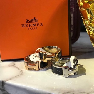 แหวน HERMES RING งานออริ 𝟏:𝟏เลเซอร์คมชัด รุ่นยอดนิยม พร้อมส่ง เครื่องประดับ แหวนเรียบหรู ทรงแฟชั่น