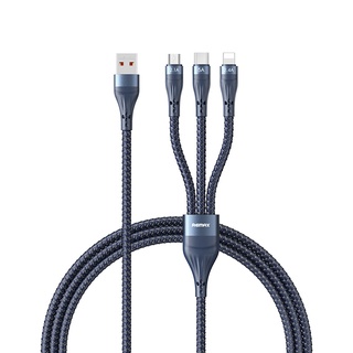 Cable 3in1 1M (RC-199th,Blue) 5A - สายชาร์จ REMAX